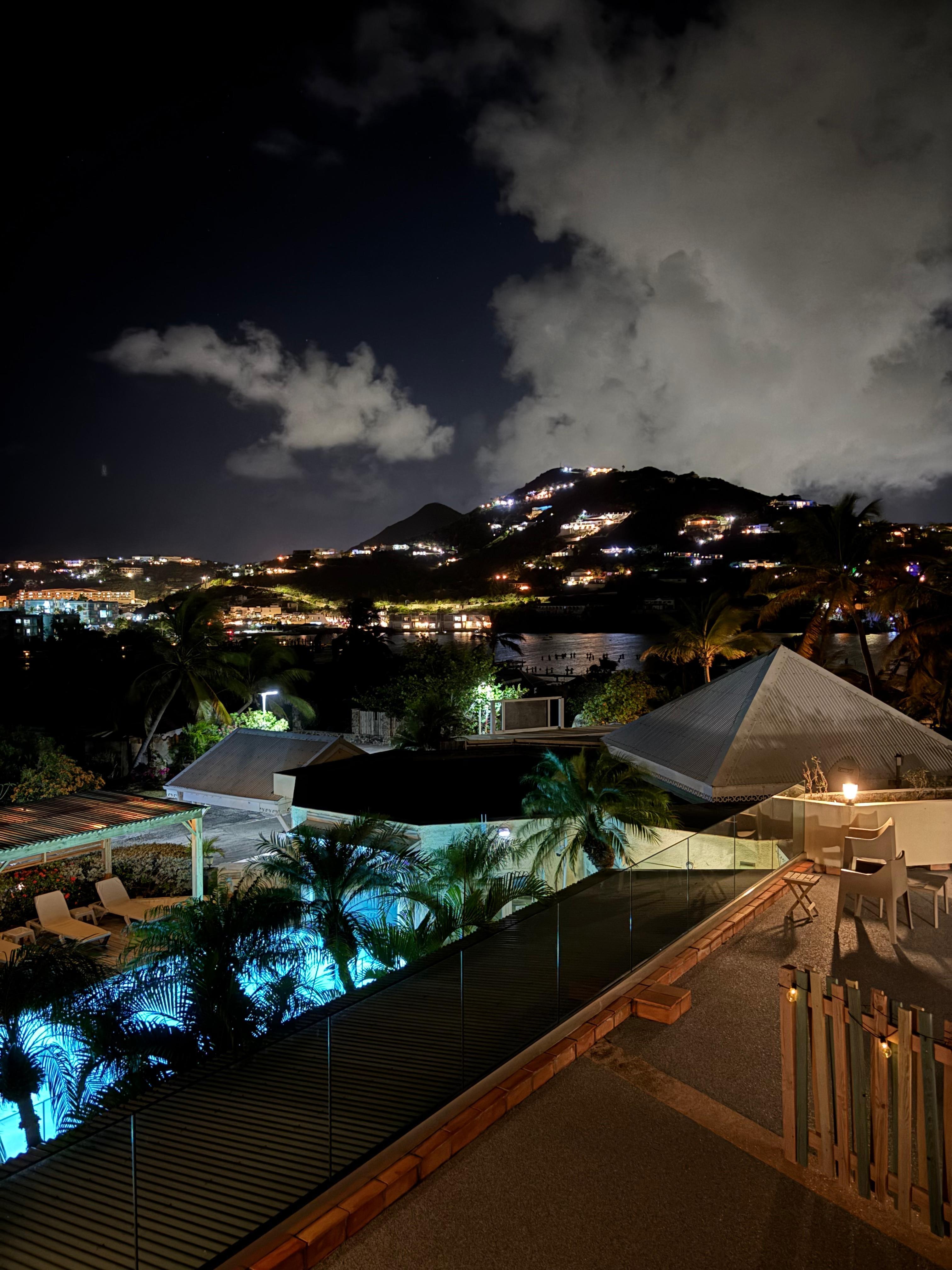 Night view from our  balcony