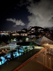 Night view from our balcony