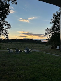 One of the sunsets we enjoyed from the porch rockers