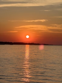 Sunset from the back yard