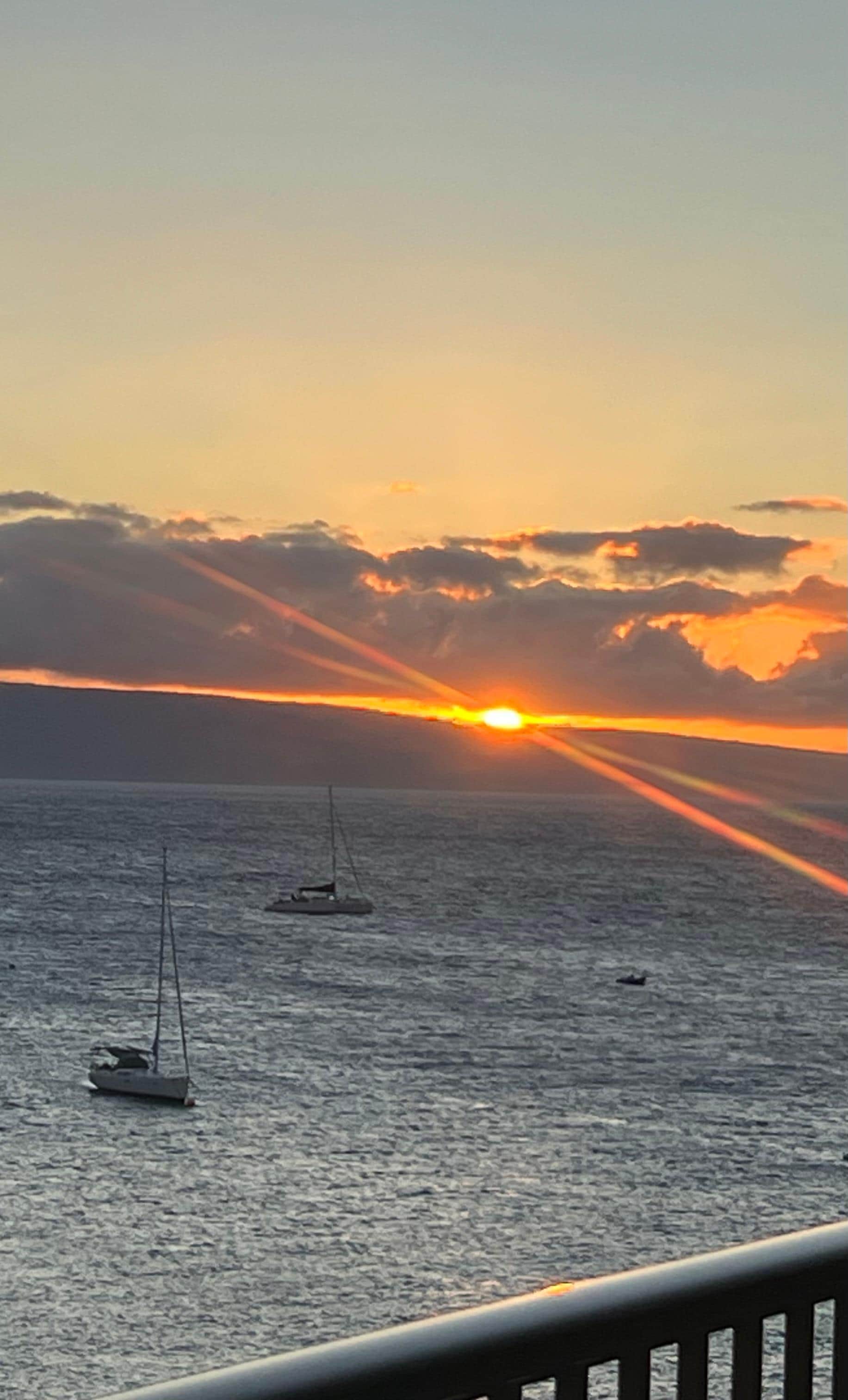 Sun set from the lanai