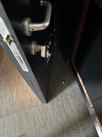 Room door would not open fully. Suitcases were tight entering.