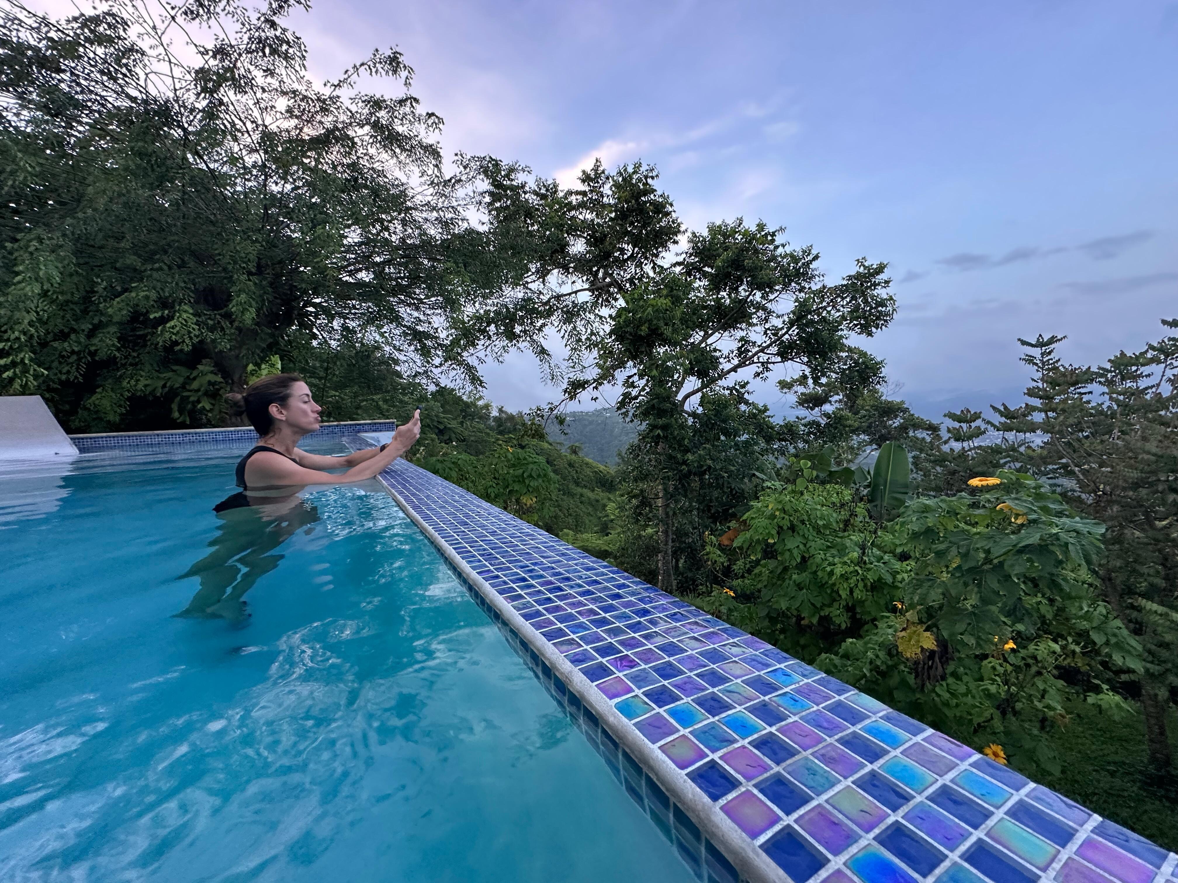 Pool was perfect temperature 