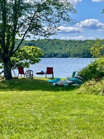 the swimming area