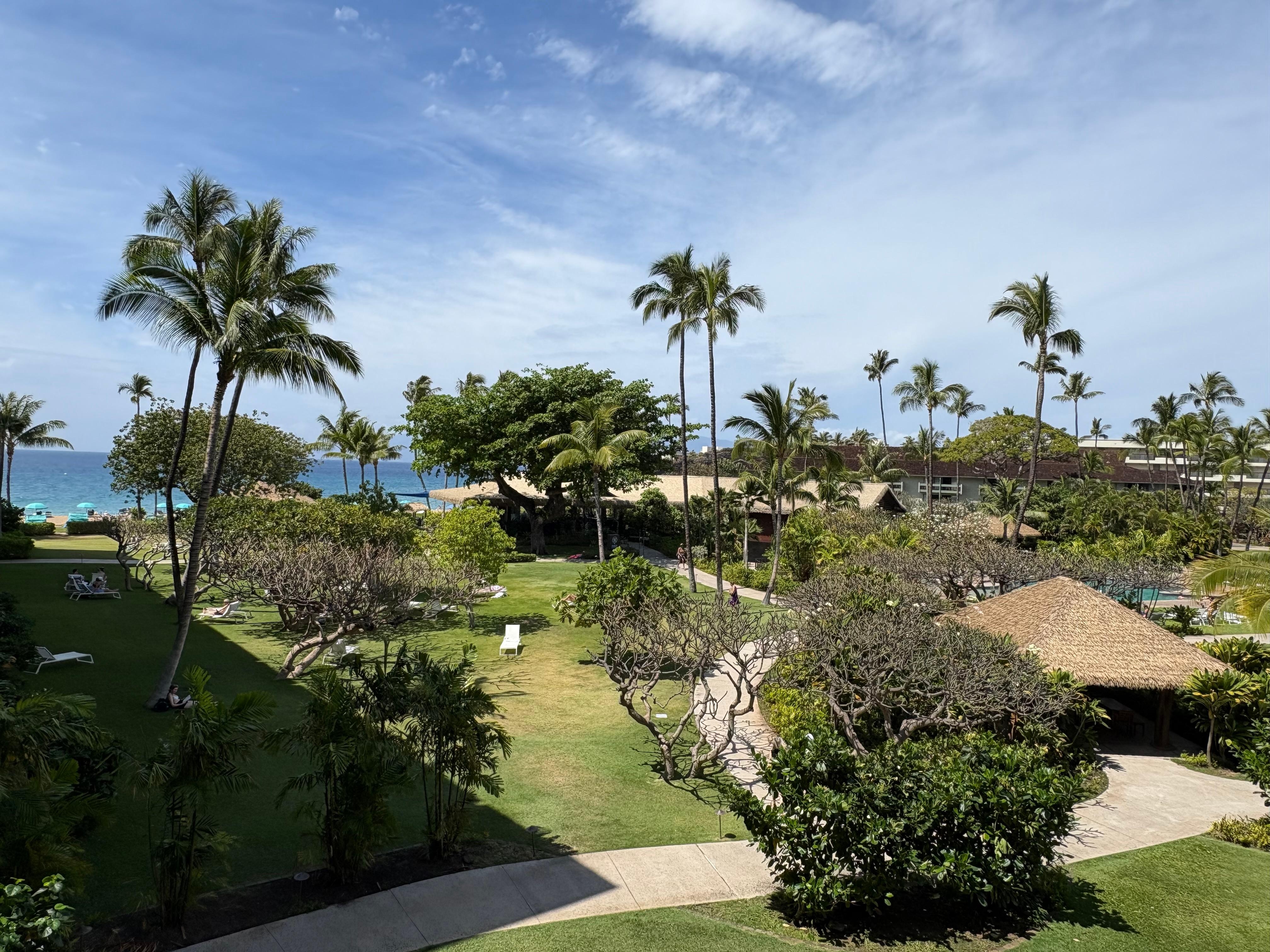 View from our balcony.