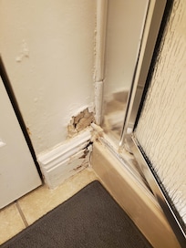 this corner is in need of repair