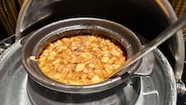 朝食のルーロー飯
