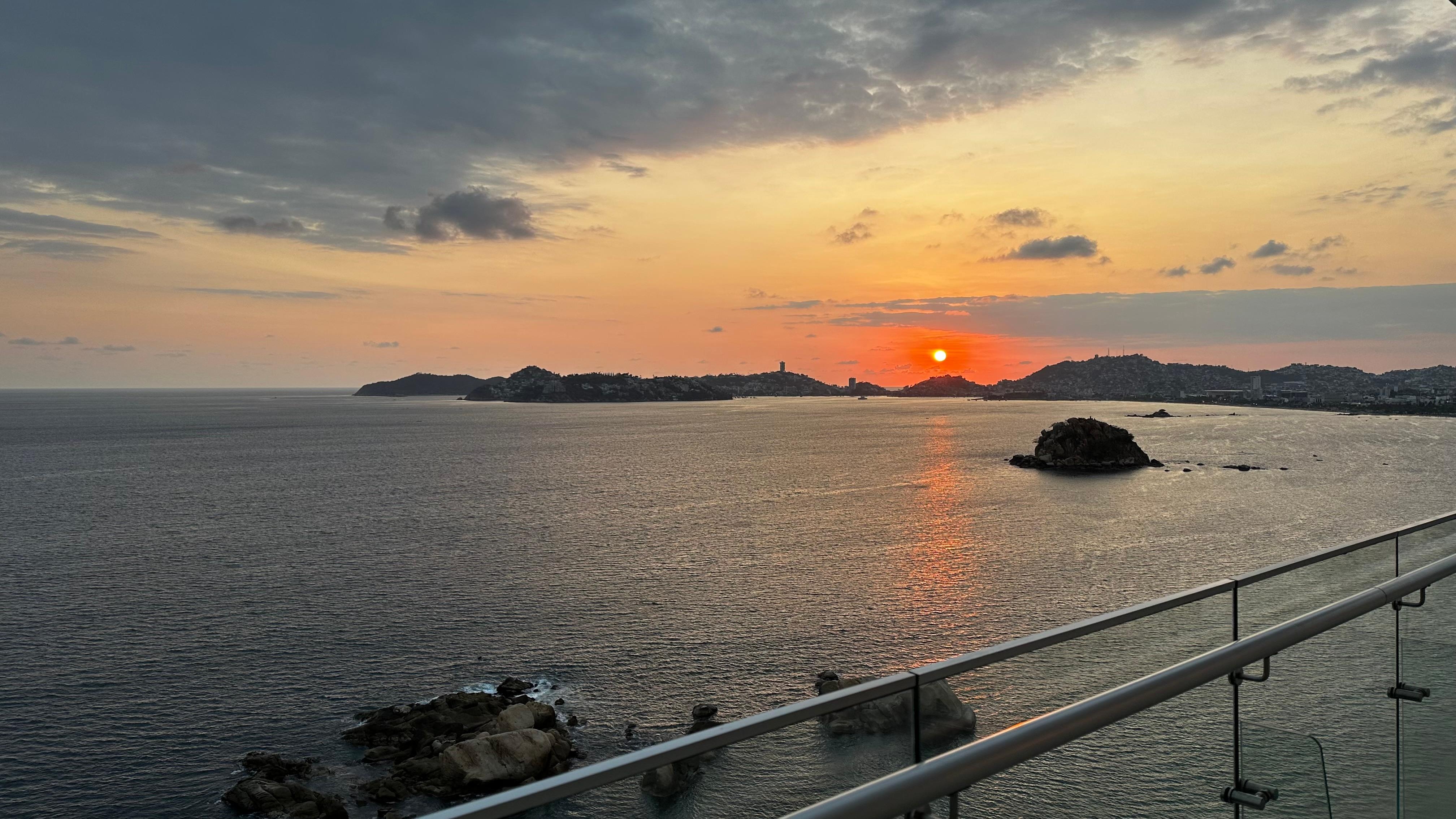Gran vista desde el balcón