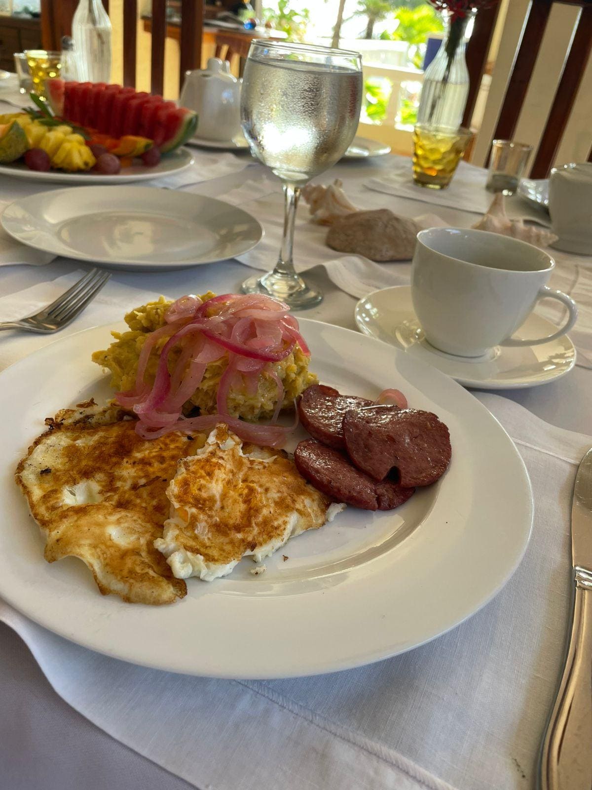 A tasty Dominican Breakfast