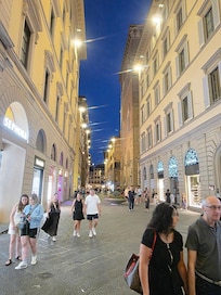 The area is lit very well and safe!