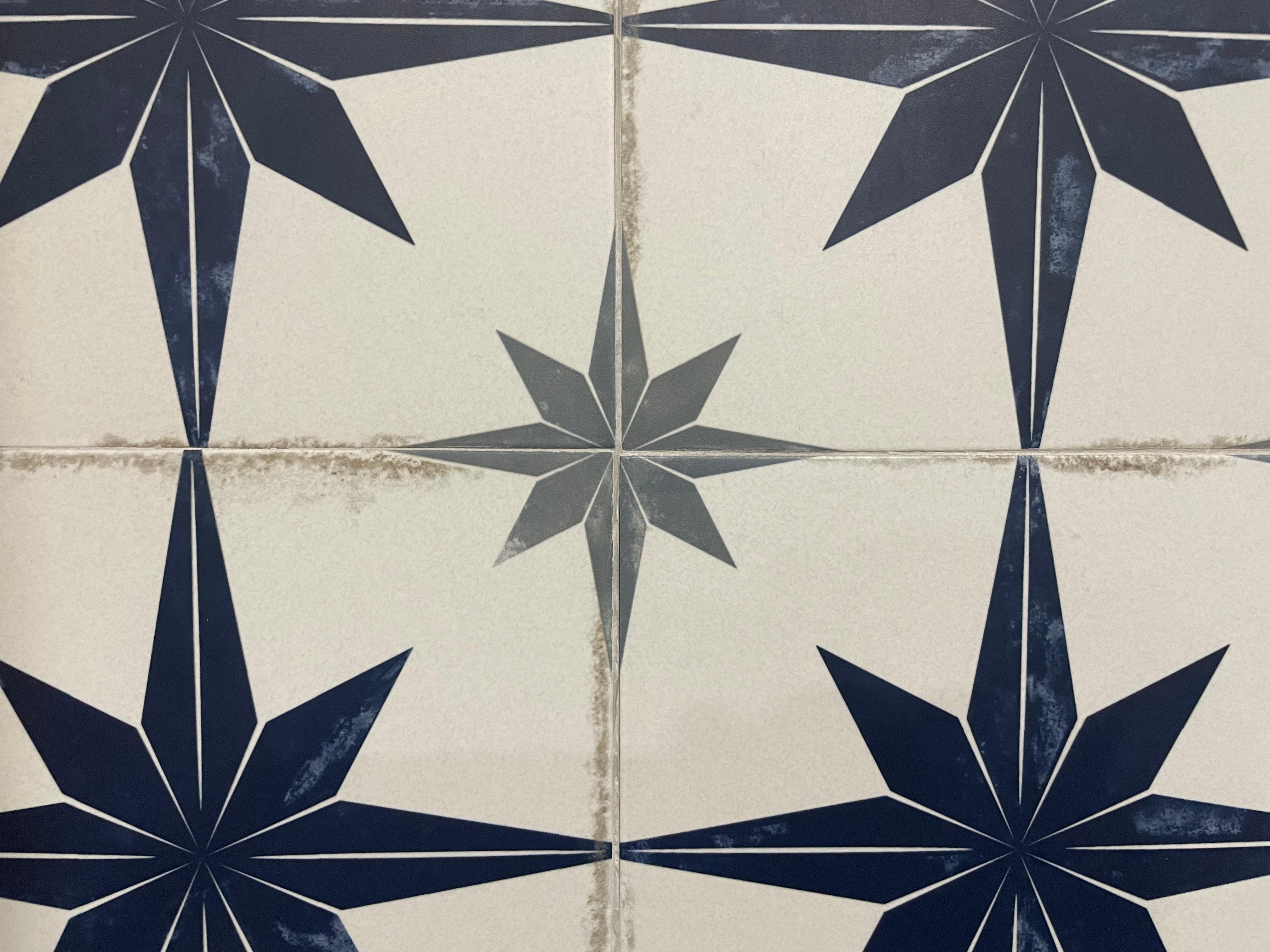black mold on tiles?