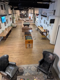 Lobby view from stairs