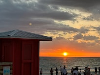 Sunset at Lido beach. Amazing