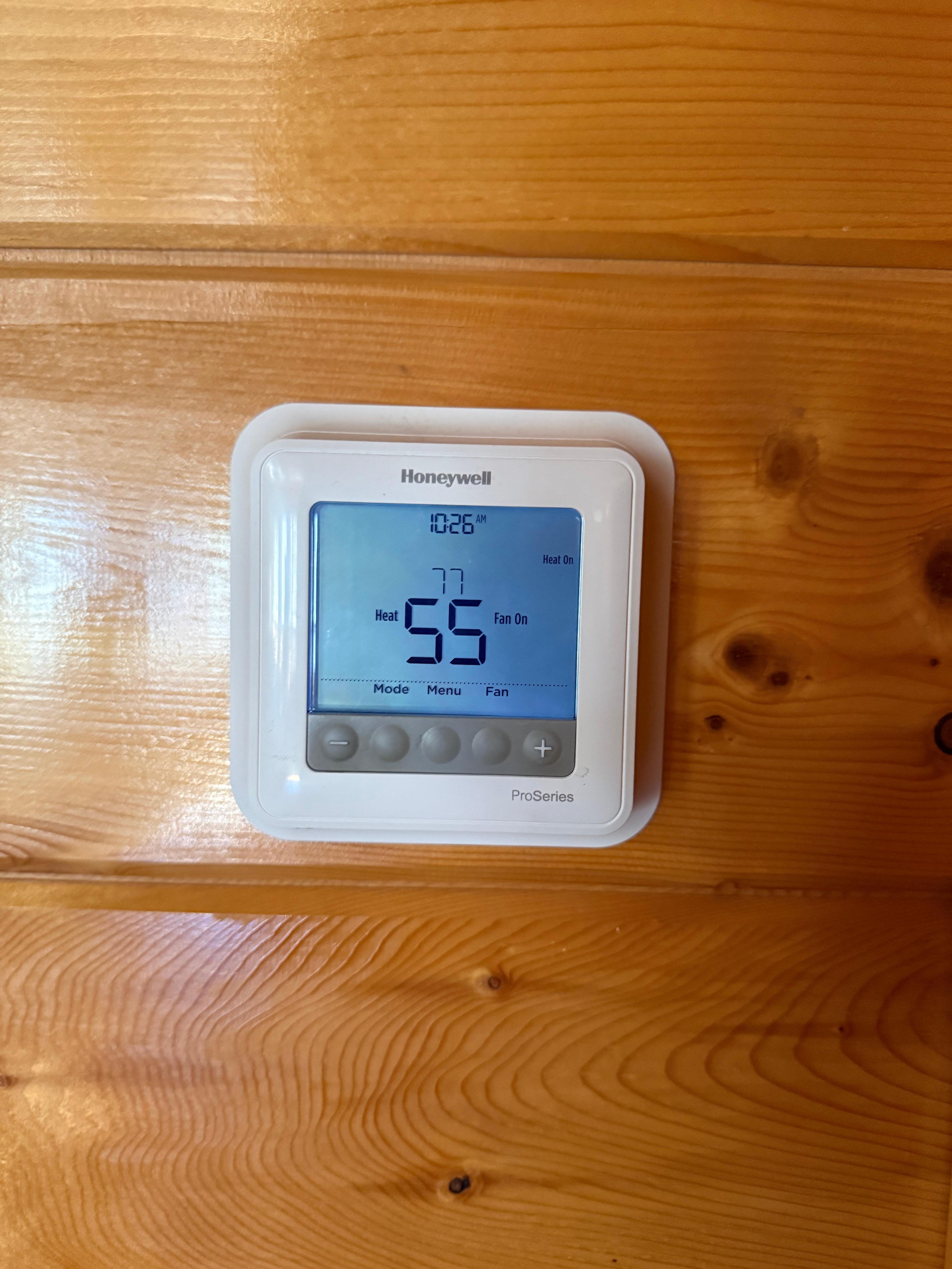 Lack of heat in lower level of cabin 