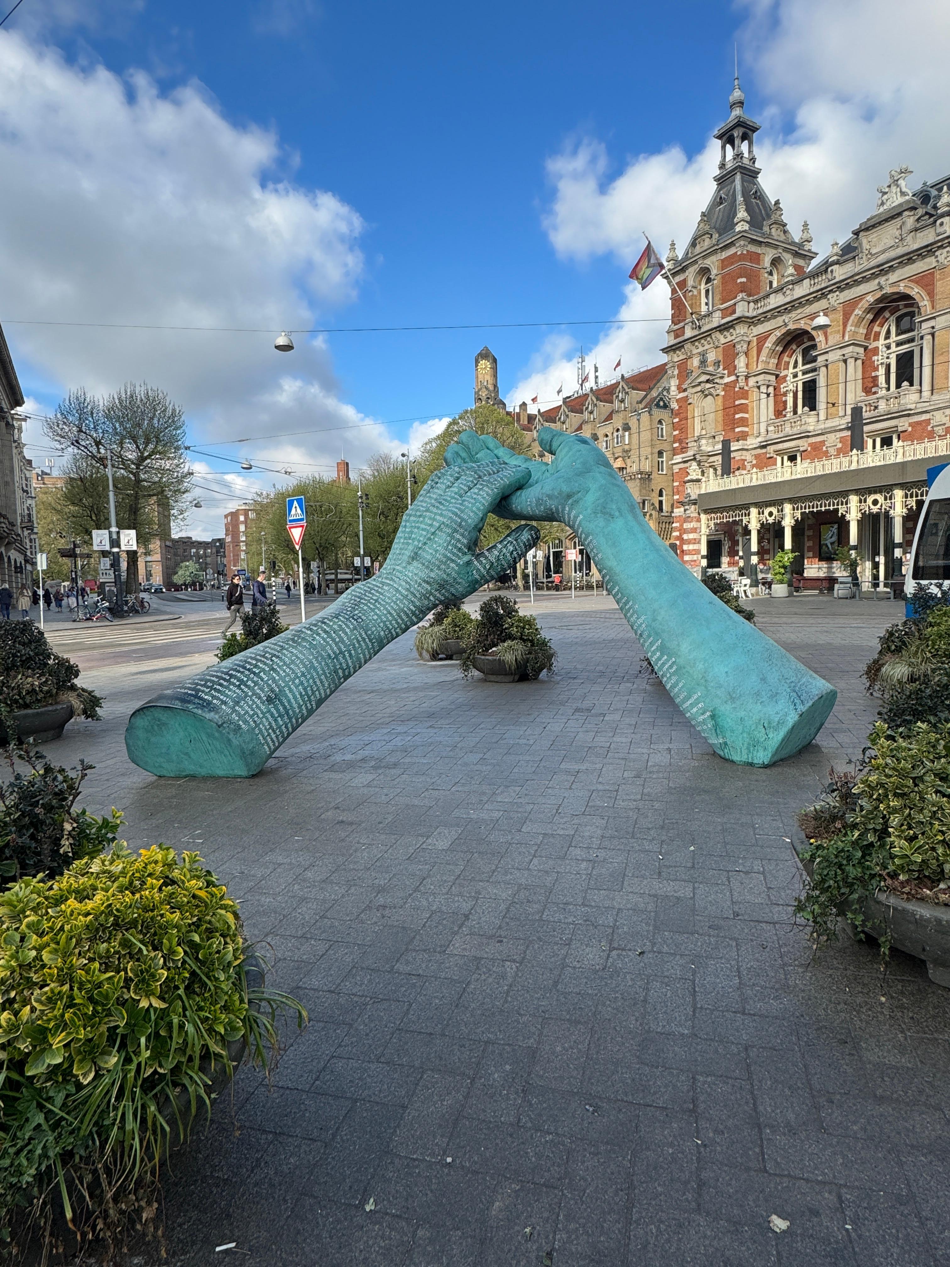 Sculpture in near Dam Square