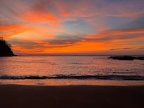 Gorgeous sunset our first night