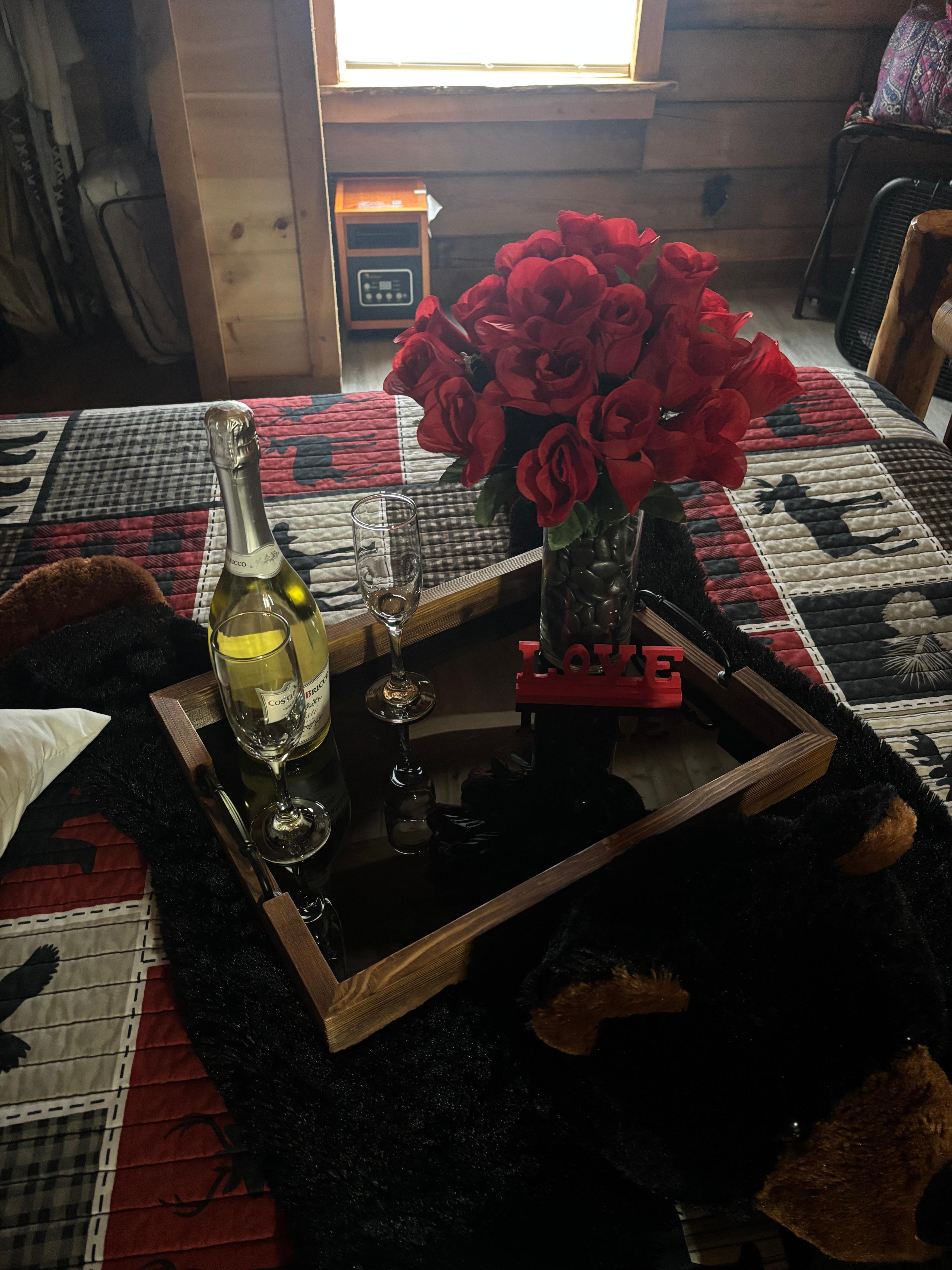 A sweet extra touch provided for our honeymoon, very thoughtful. 