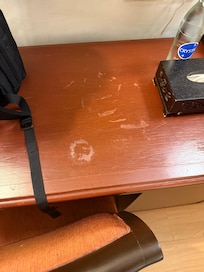 Worn out room furniture