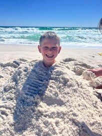 Beautiful and quiet are of the beach!