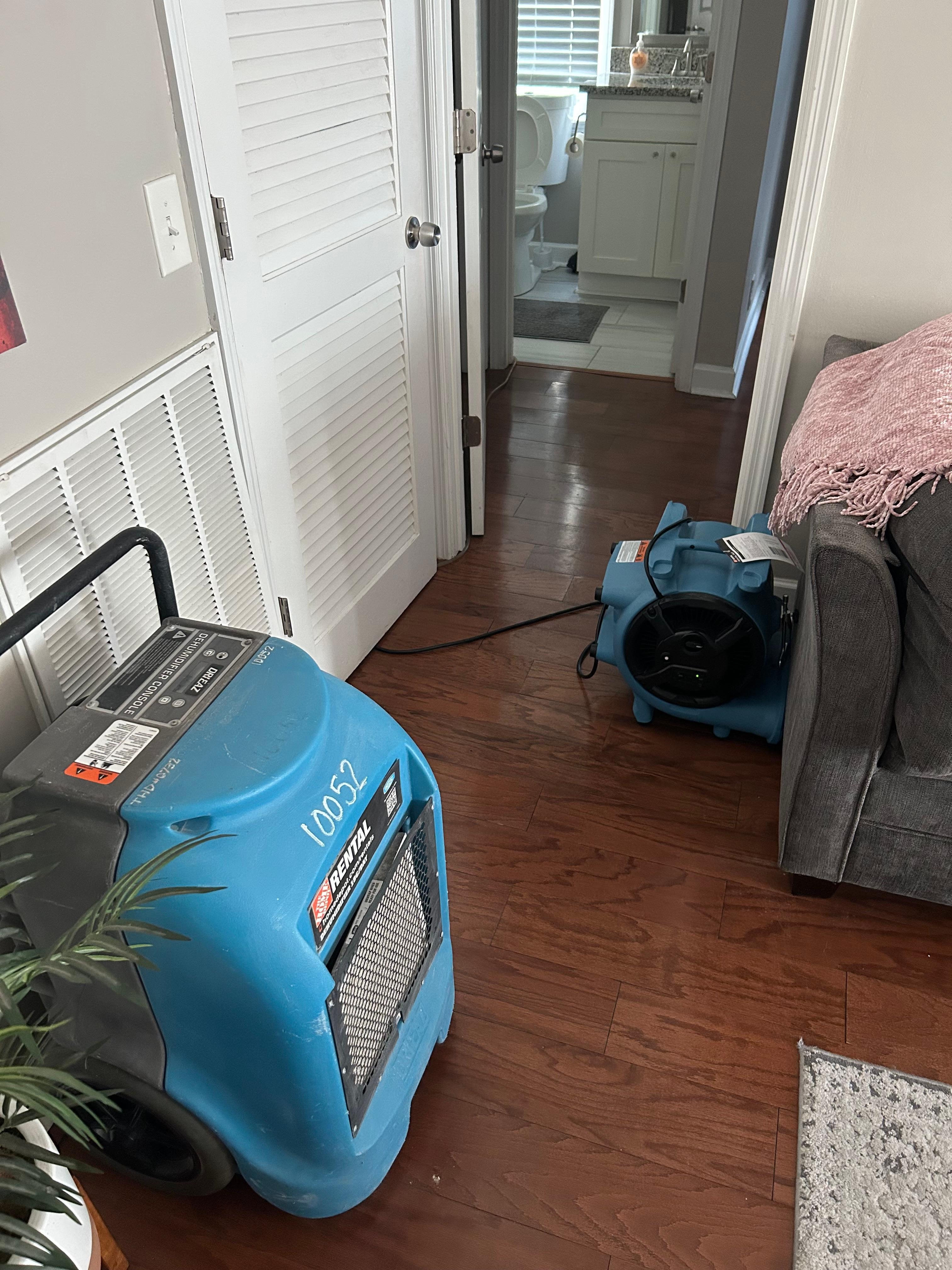 Industrial dehumidifier and commercial fan