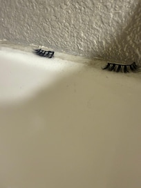 Lashes in shower
