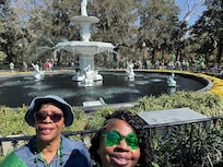 My play Mom and I at Forsyth Park