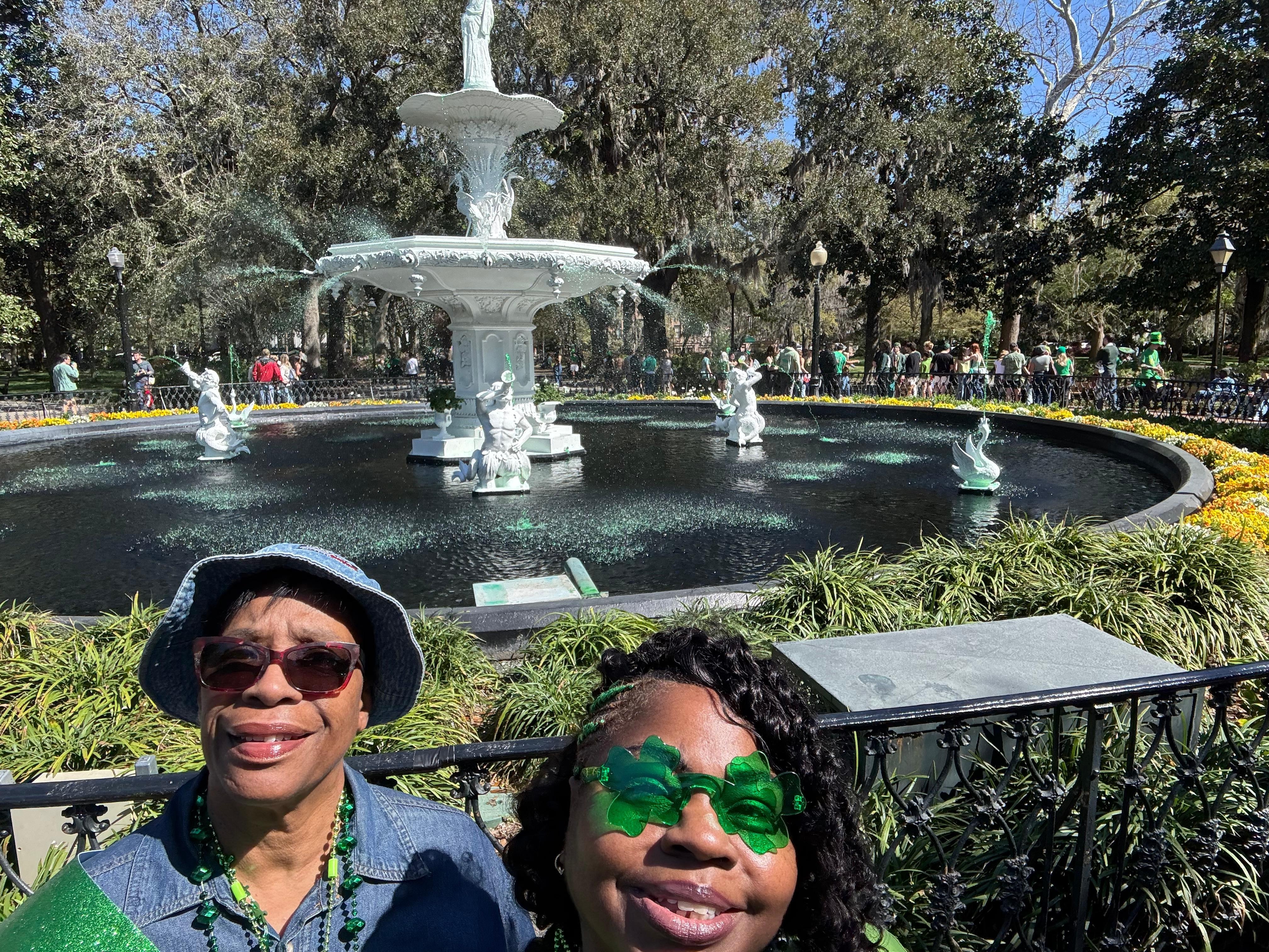 My play Mom and I at Forsyth Park