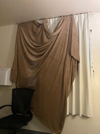 Had to ask for a blanket to rig over the window
