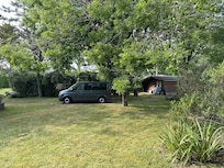 Unser Auto hatte den besten Parkplatz