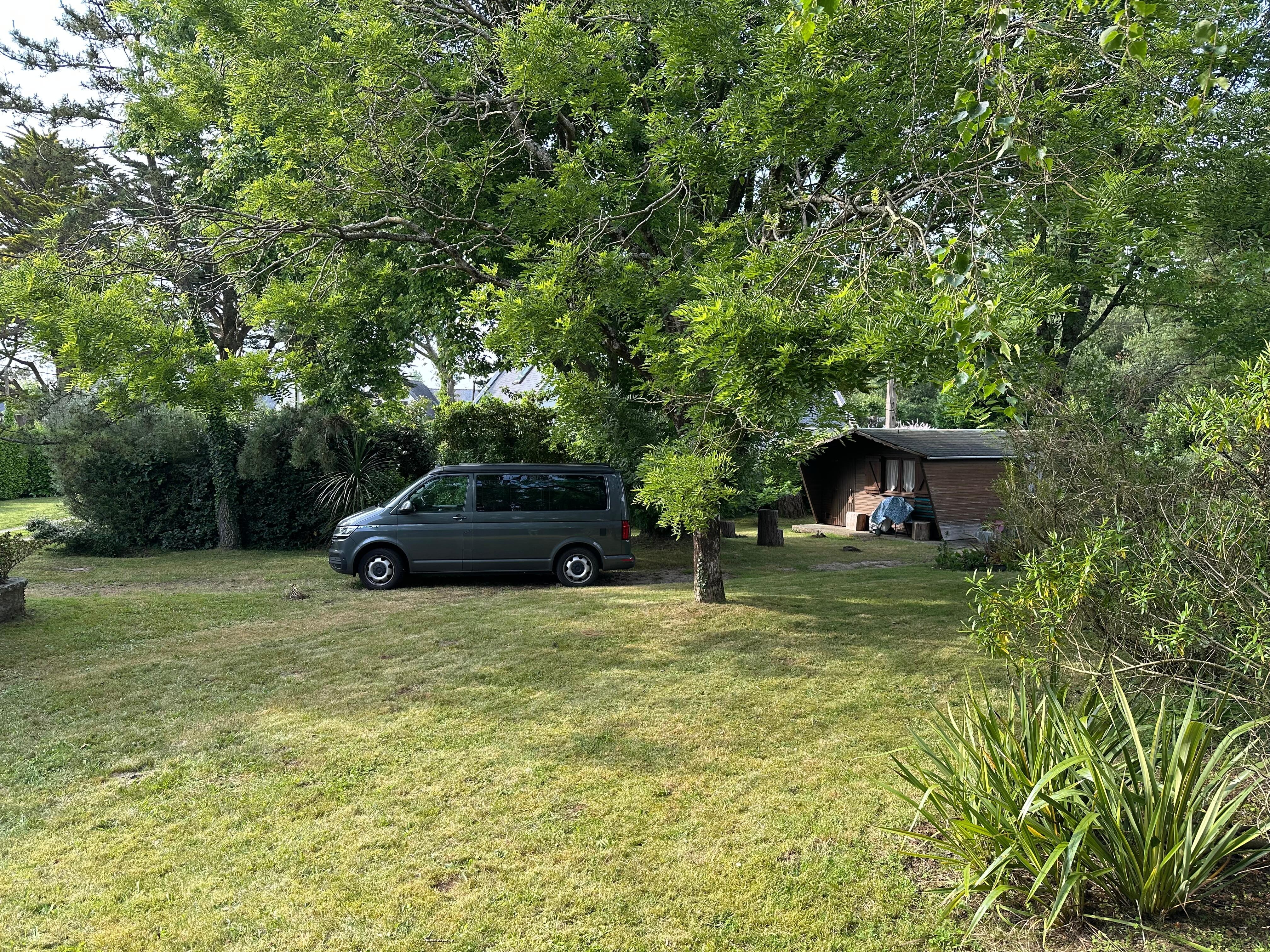 Unser Auto hatte den besten Parkplatz 