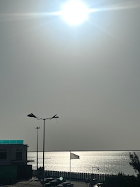 Early morning riverside view