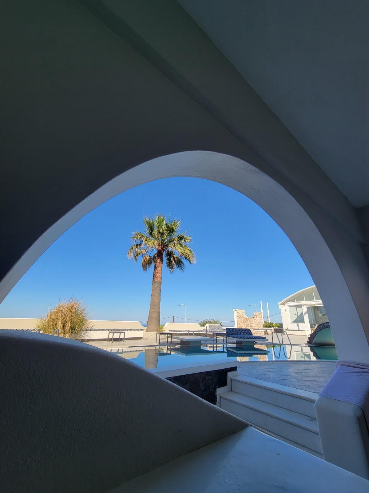 The view from our Horus outside our room