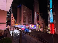 Times Sqare from hotel bar.