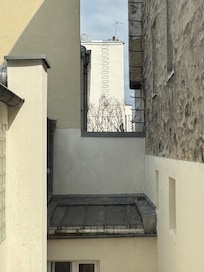 View from our window. Lucky to catch morning rising sun 2/6 mornings.