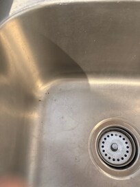 Dirty kitchen sink