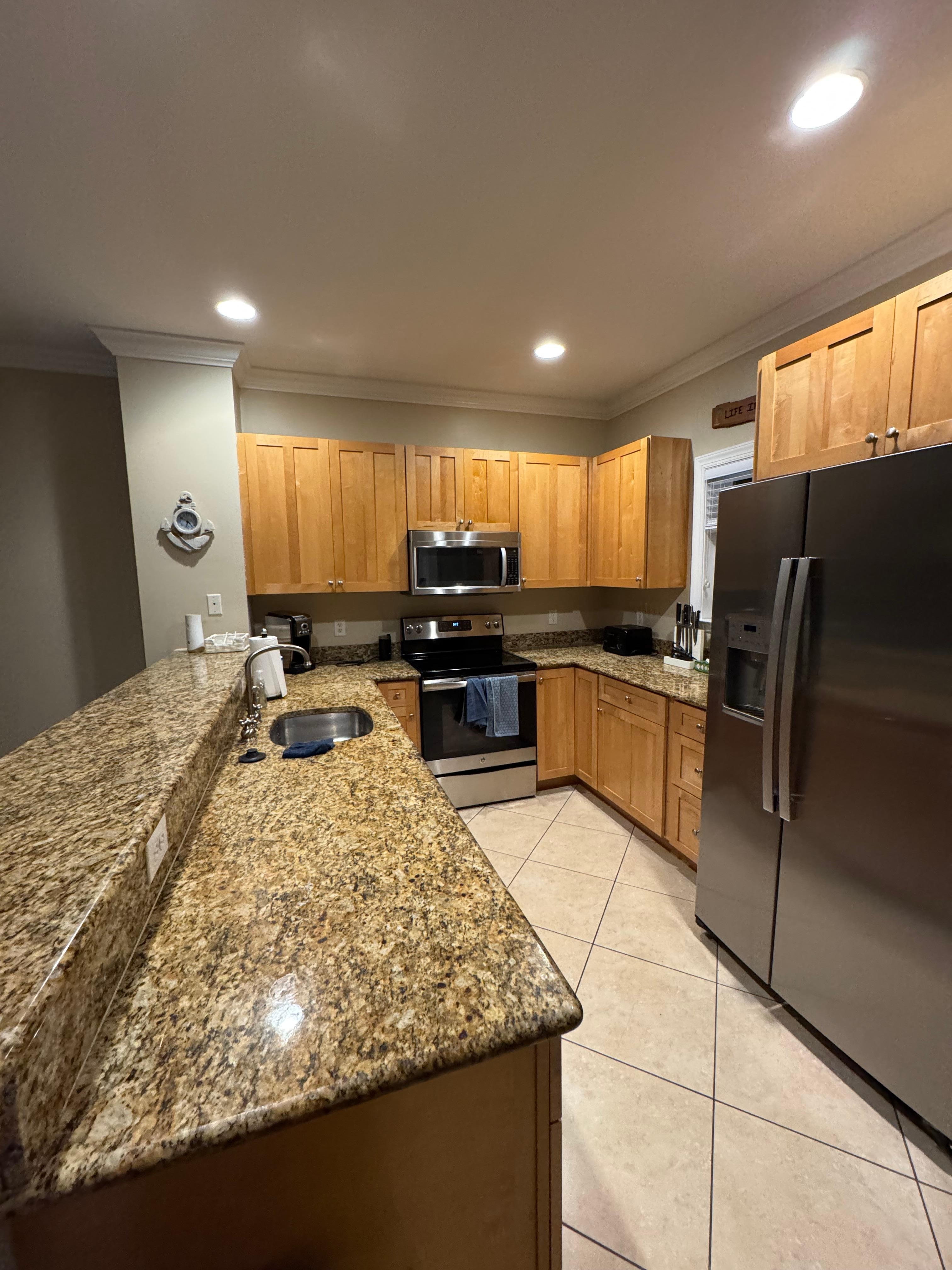 Kitchen- it had everything we needed!