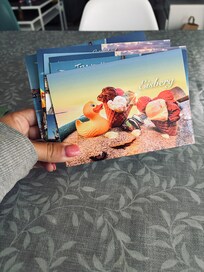 Postkarten durften nicht fehlen für die Lieben zu Hause 😊