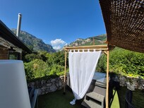 Vu de la terrasse et du jaccuzi