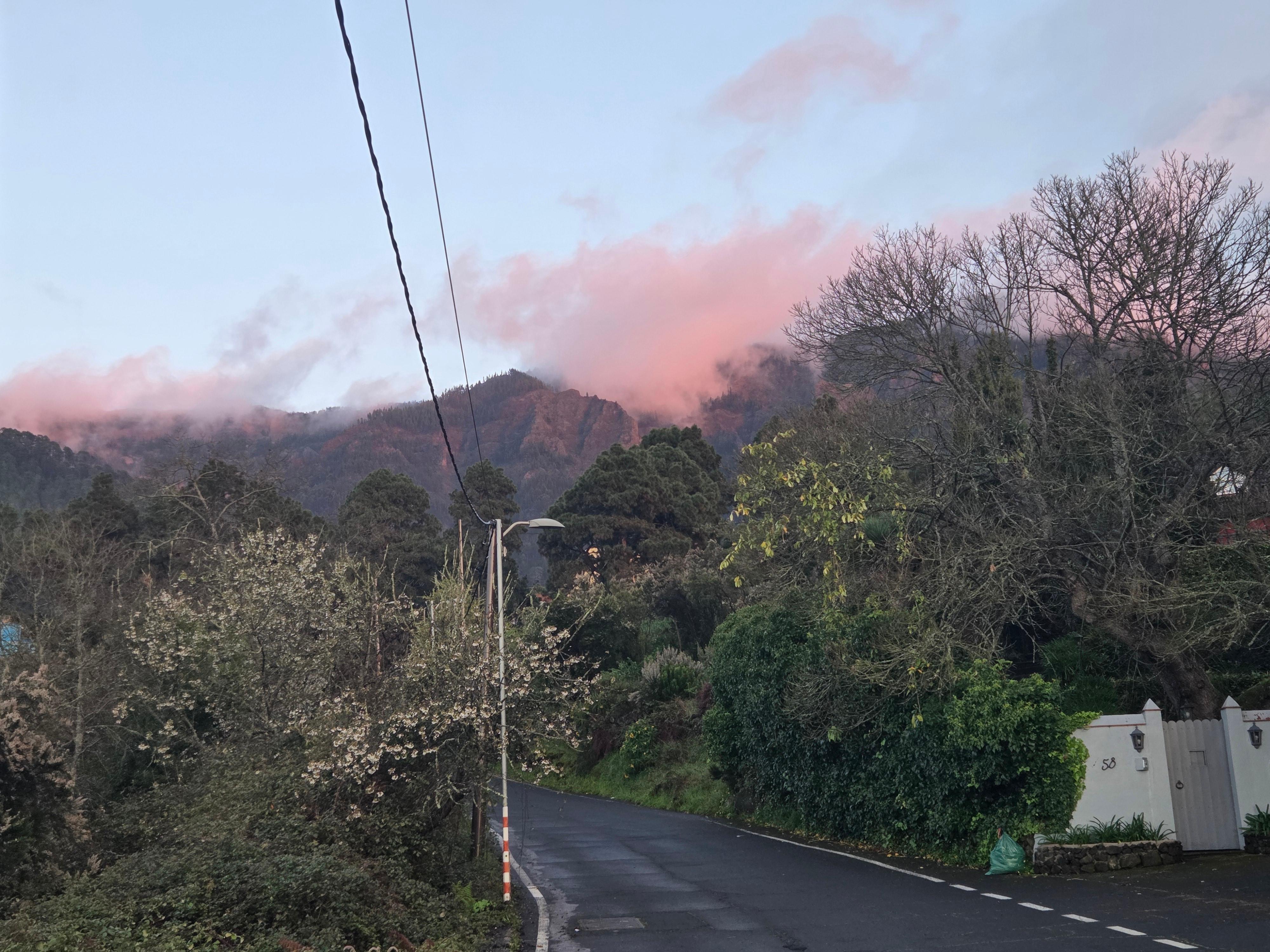 From outside the property boundary