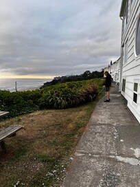 Outside