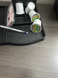 Coffee grinder spilled