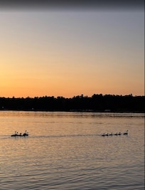 Sunset on the lake.