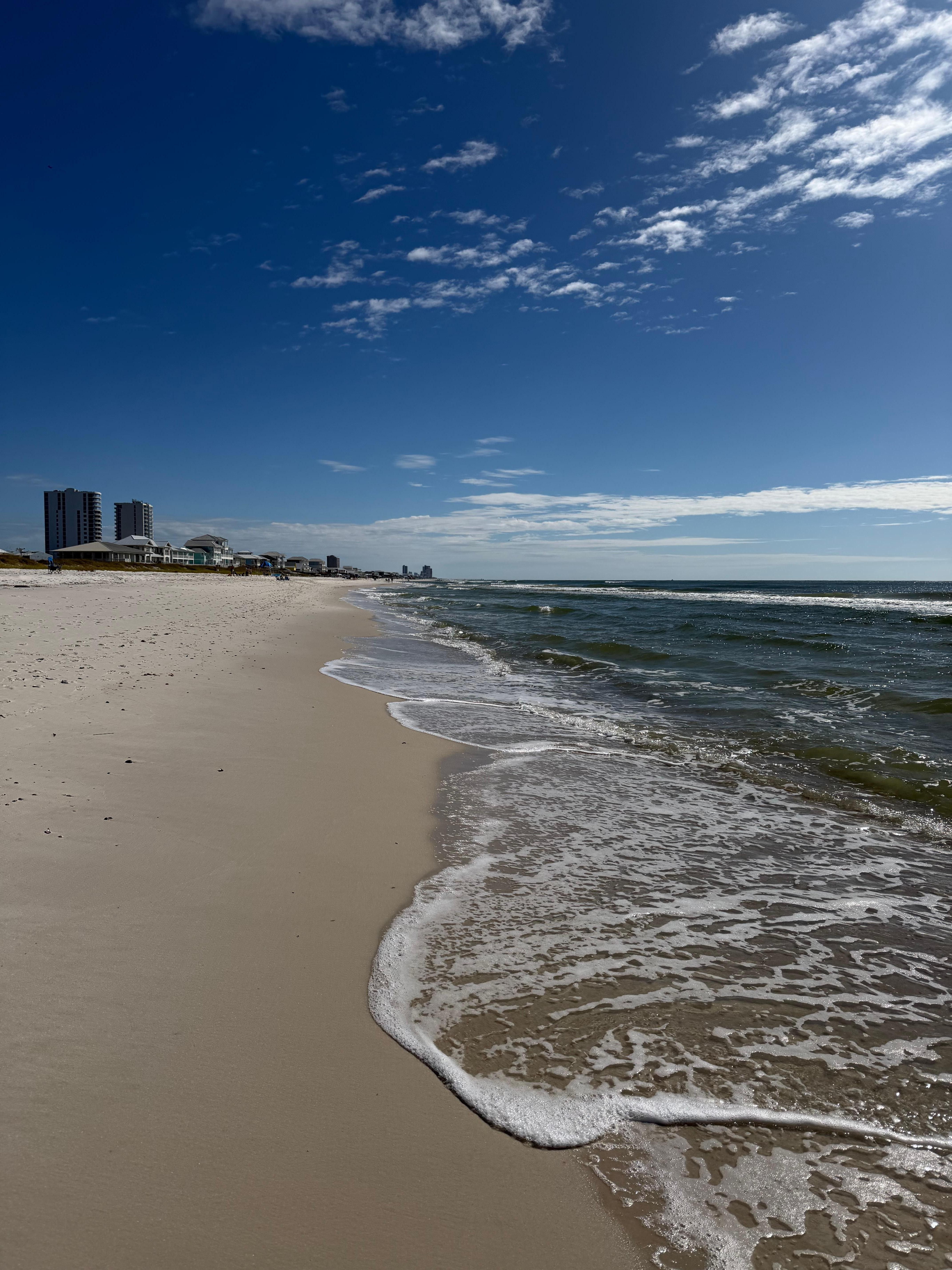 Perfect powder sand beach 