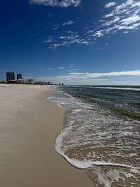 Perfect powder sand beach