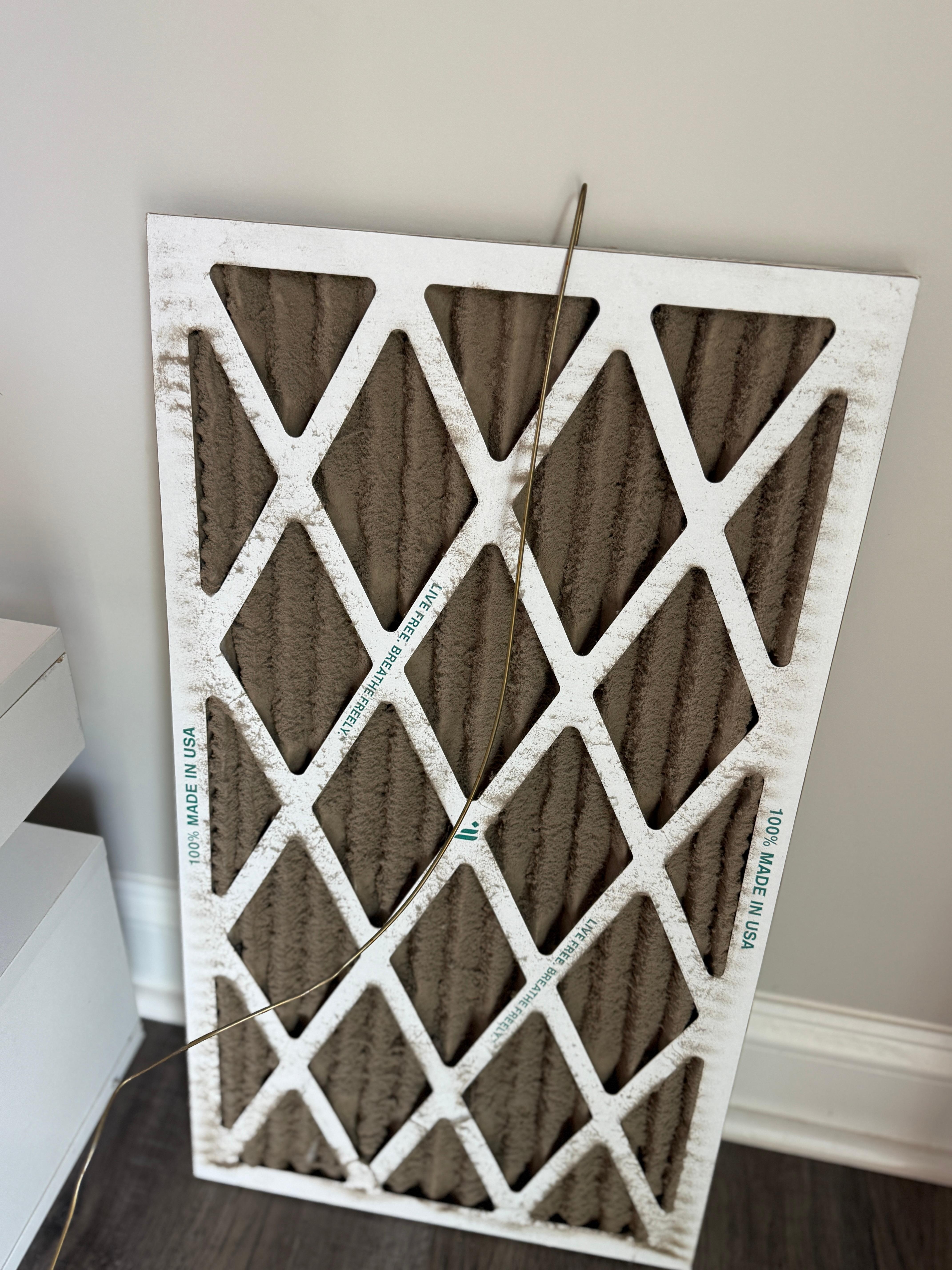 Clogged air filter