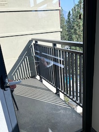 Balcony with amazing views