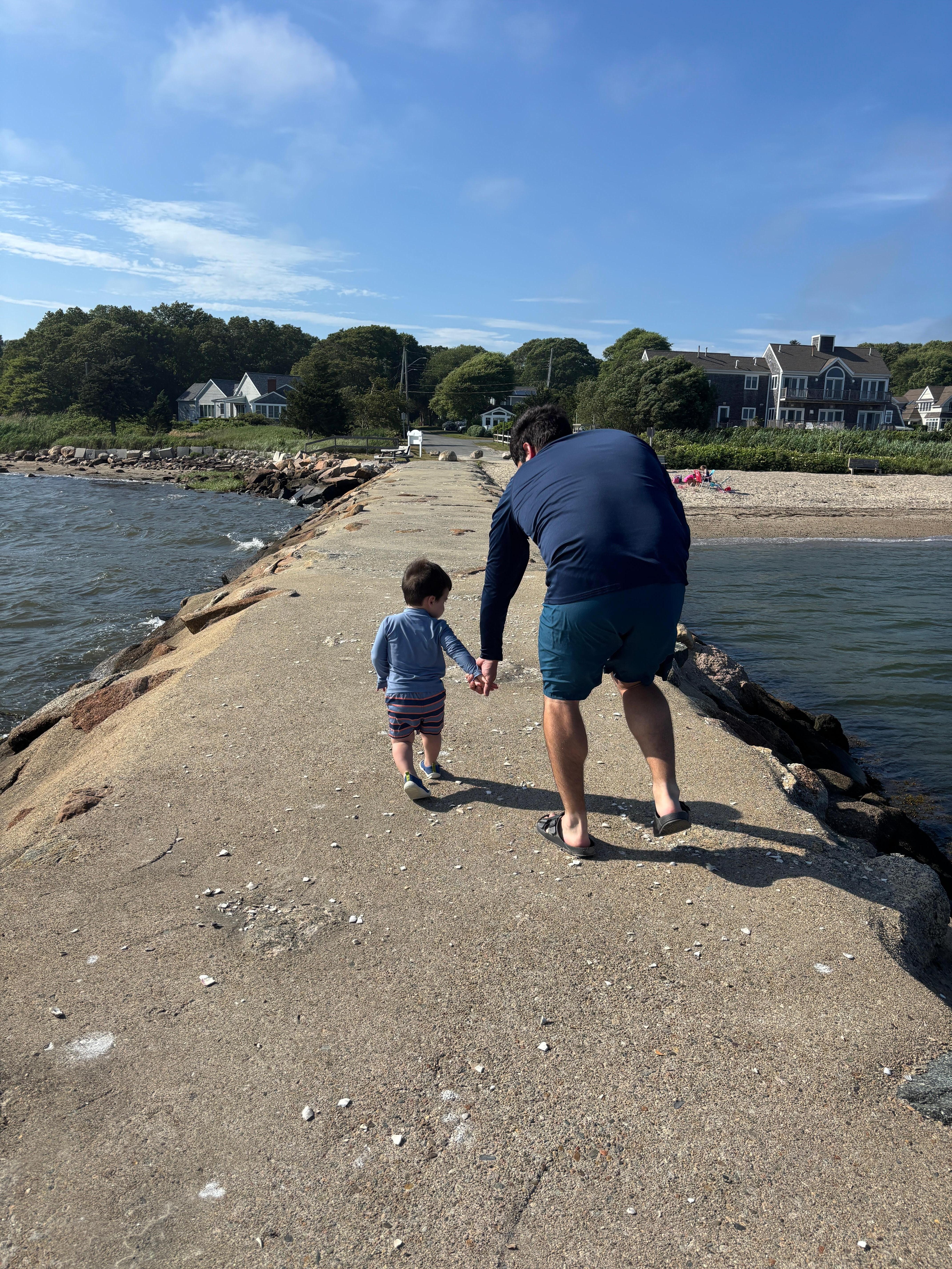 A walk out on the jetty! 