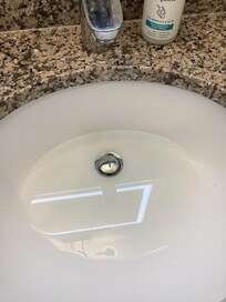 Water barely drains in sink