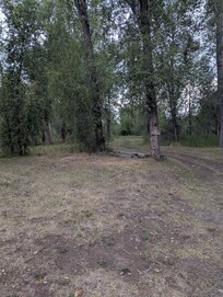 One of the RV and camping areas behind the lodge