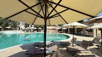 Outdoor swimming pool.